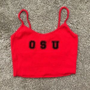 Ohio State University Handmade Gameday Croptop OSU